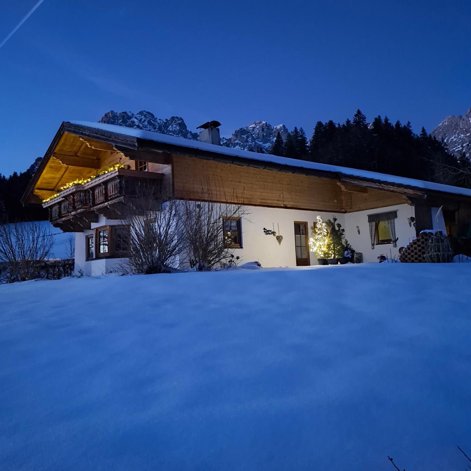 Chalet Gluecklich Sein... Ellmau Zewnętrze zdjęcie